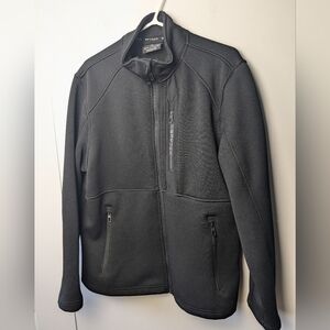 SPYDER Men Zip Up Sweater Black Size Medium (Run Bigger) Zipped Pocket